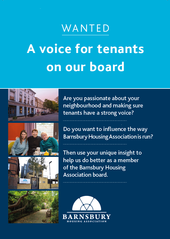 New Resident Board Members for BHA - Barnsbury Housing Association